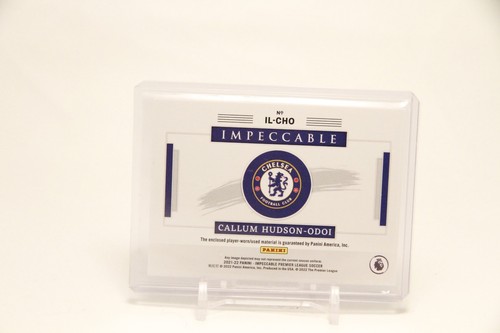 2021-22 Impeccable EPL Callum Hudson-Odoi Illustrious Jersey Patch #/99 Chelsea - Picture 2 of 2
