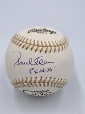 Paul Blair Autographed/Signed Baseball TRISTAR 8x Gold Glove