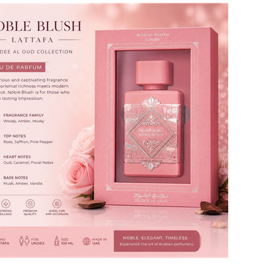 Lattafa Noble Blush Eau de Parfum Spray 100 ml Rose Saffron Oud Unisex