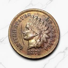 1874 🇺🇸 Indian Head Cent - Semi-Key Date - Polished/Scratched Free Shipping!