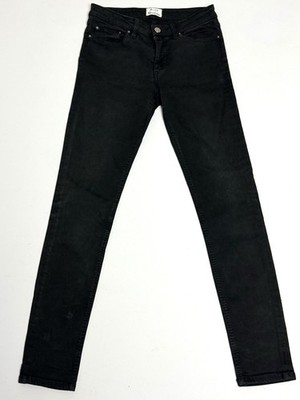 Acne Studios Skin 5 Black Gr W28 L34 Cropped Hose Jeans 9430