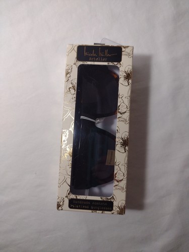 Nicole Miller Artelier Sunglasses Tortoise Shell & Black NEW IN BOX Polarized - Picture 9 of 12