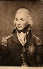 Lord Nelson London England vintage Military art postcard s412