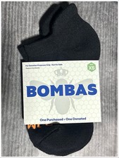 Bombas Black No-Show Socks NWT 1743 . Size XS