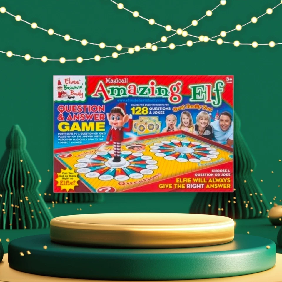 Elves Behavin' Badly Magical Amazing Elf Question & Answer Game - Image 4 of 4