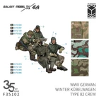 Galaxy F35102 1/35 WWII GERMAN WINTER KÜBELWAGEN TYPE 82 CREW 3D Printed