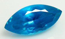 Natural 10.70 Ct Certified Neon Blue Copper Paraiba Tourmaline 17X8 MM Gemstone