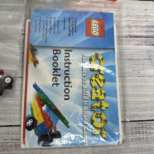 Vintage Lego Creator 1999 Rose Art The Race To Build It Board Game - Picture 9 of 11