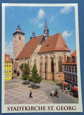 Ansichtskarte Schmalkalden/Thür., Stadtkirche St.Georg  (28-26neueBL)