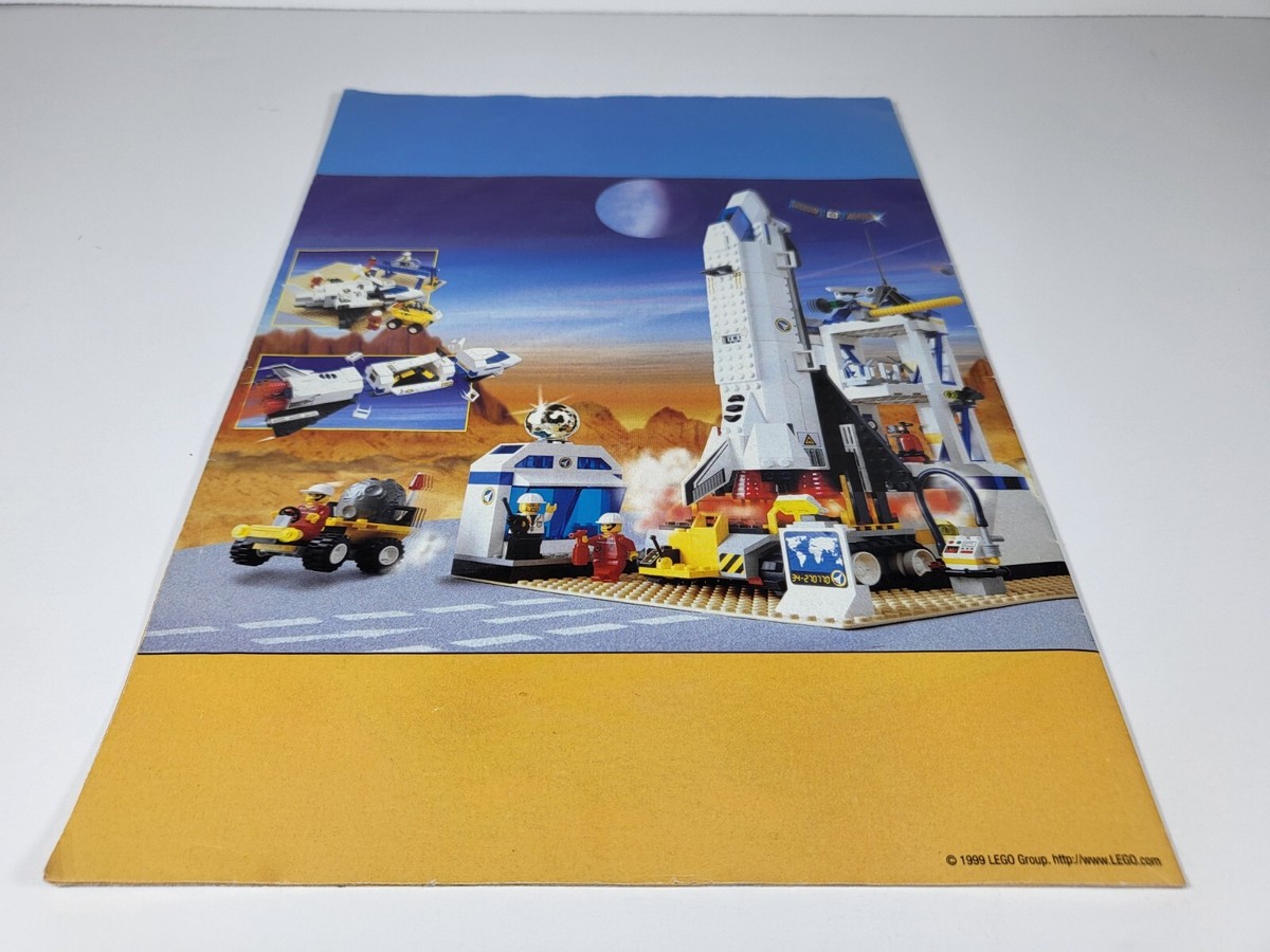 Lego 1990s Town Space Port Mission Control (Large Manual Only) For
