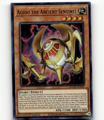 Yugioh Agido the Ancient Sentinel MAMA-EN028 Magnificent Mavens Ultra ...