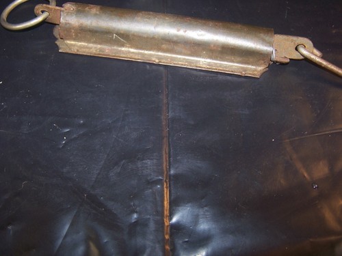 Vintage Brass finish Metal Utility Brand Hanging Scale 50 Lbs. MADE IN USA - Picture 6 of 7