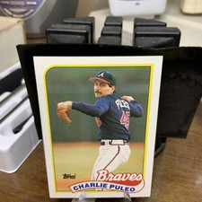 1989 Topps Baseball Card Charlie Puleo sp Atlanta Braves #728