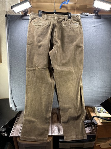 Woolrich Herren 38x34 Braun Cord Dunkler Loden Baumwolle Hose Slacks - Bild 4 von 11