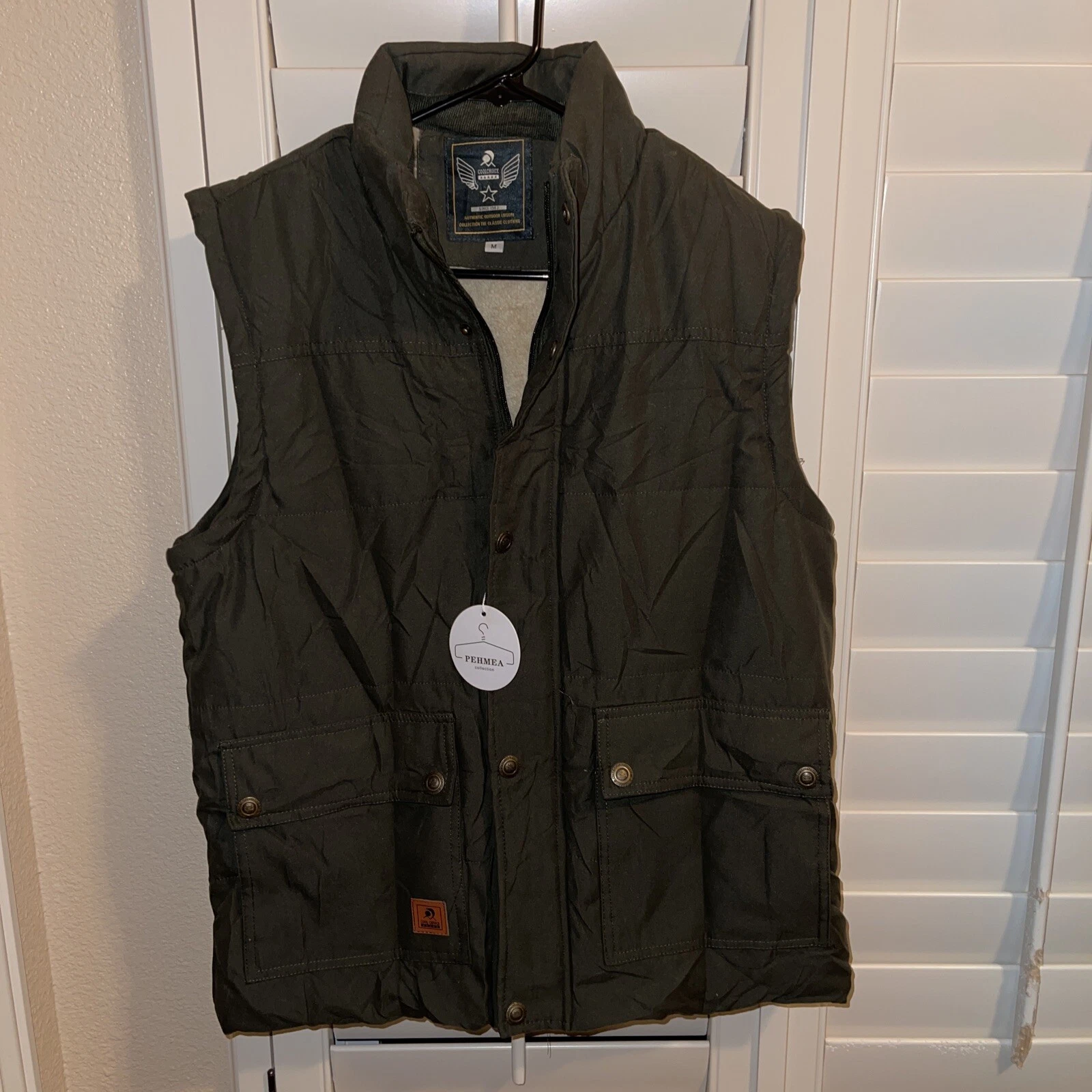 COOL CHOICE MEN'S VEST GREEN SIZE MEDIUM NWT