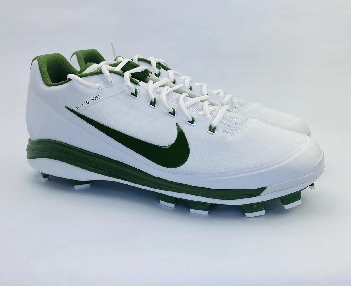 Nike Air Clipper Flywire Baseball Cleats Men s Size 14 Green White 895769 131