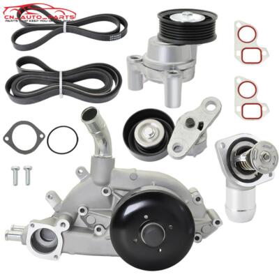 Fits Chevrolet Silverado/GMC Sierra 4.8L 5.3L 6.0L Water Pump & Tensioner & Belt