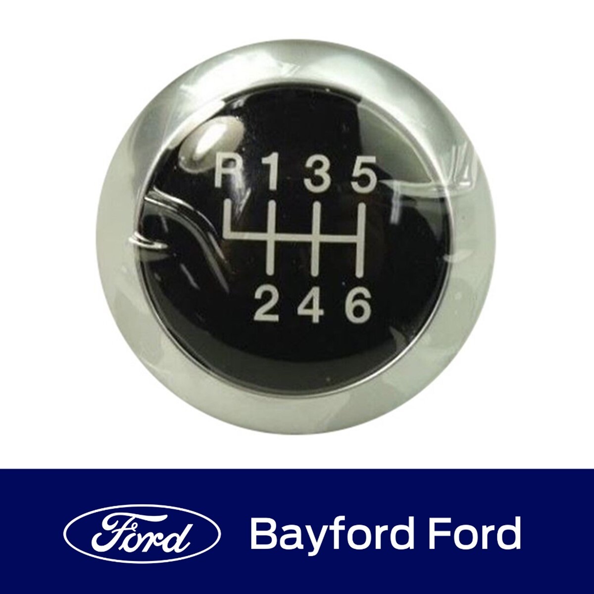 GENUINE FORD RANGER PX (XL-PLUS) TOP CHROME GEAR SHIFT KNOB