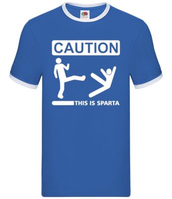 Achtung Das ist Sparta - Herren Ringer - Schild Spartaner Film 300 Zitat