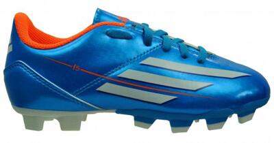 Schuhe Von Fußball Kind adidas F5 TRX Nocken Großartig Gras Terra Blau F32750