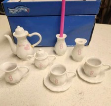 2000s Barbie 12 Piece Childrens Tea Set By STOMBECKER Corp.