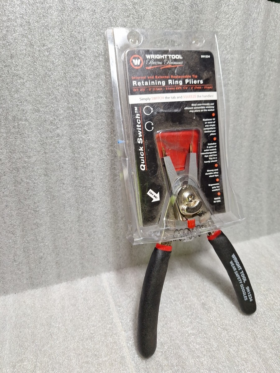 New Wright Tool Retaining Ring Pliers 9h1234 Quick Switch Tips | eBay