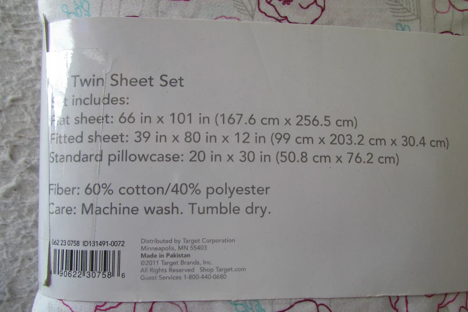 NIP XL Twin SHeet Set Limited Edition by Room Essentials - Image 3 of 3