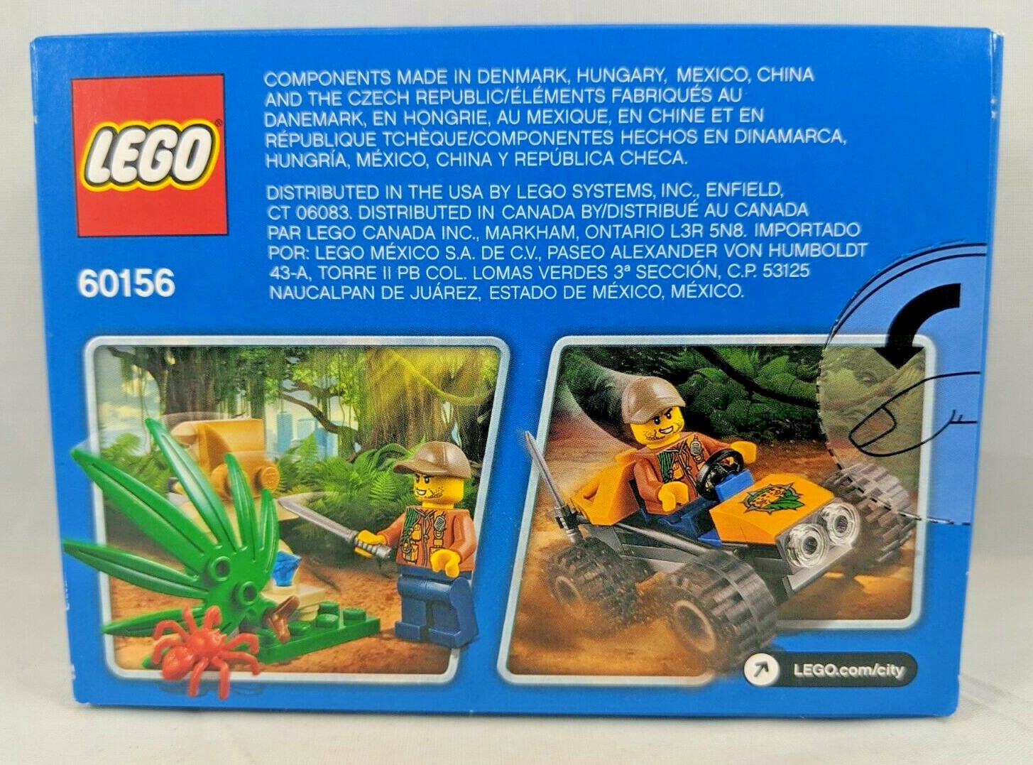 Minifigure Lego City Jungle Buggy 60156 LEGO City 60156 Jungle Buggy - Main Image