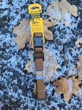 BRAND NEW Carhartt Nylon Duck Dog Collar Brown Size Medium Reflective Logo