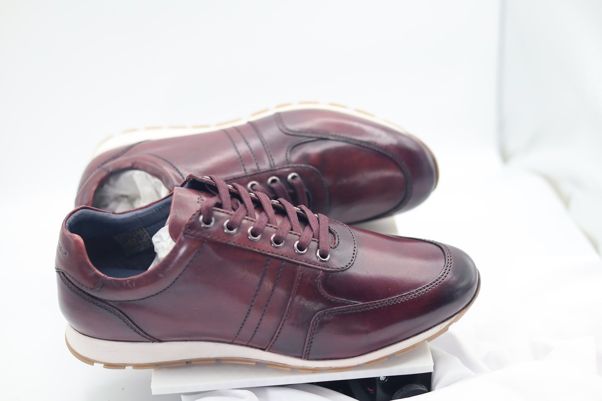 Jump New York Iberia Leather Upper Lace-up Allover Leather Low Top