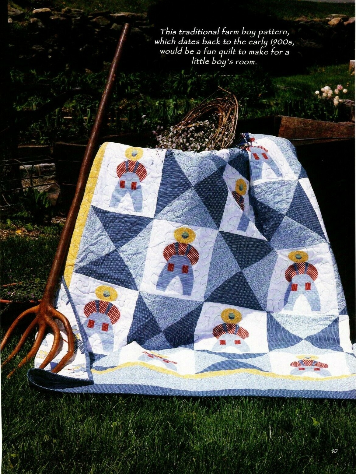 Overall Bill Quilt Pattern Pieced/Applique LF | eBay