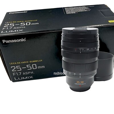 New PANASONIC LEICA DG VARIO-SUMMILUX 25-50mm