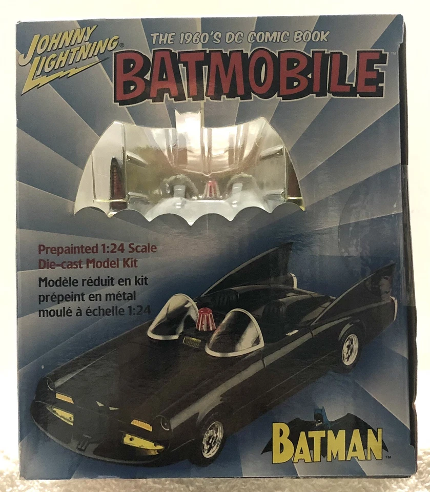 Johnny Lightning 1960s DC Batmobile 1:24 Scale Die-Cast Metal Model Kit - NM. - Image 4 of 4