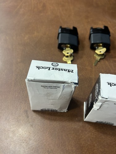 3 MASTER LOCKS 6325 Keyed Padlock,Rectangle,Black,silver 6T412 5 Pin WOW - Picture 17 of 24
