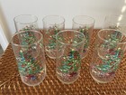 CHRISTMAS TREE DRINKING/WATER GLASSES - SET OF SEVEN - EUC — photo 2