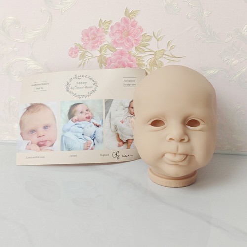 19in Unpainted Reborn Doll Kit Blank Mold Parts with Cloth Body Handmade DIY Toy - Bild 4 von 6