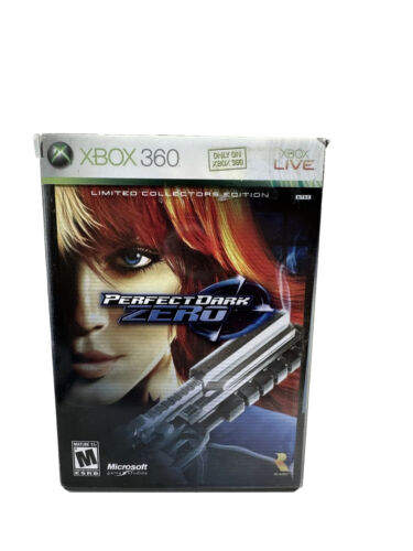 2005 Xbox 360 Perfect Dark Zero Steelbook Collector's Edition Video Game CIB - Picture 1 of 7