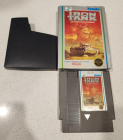Iron Tank Invasion of Normandy Nintendo NES Game Cartridge Box SNK