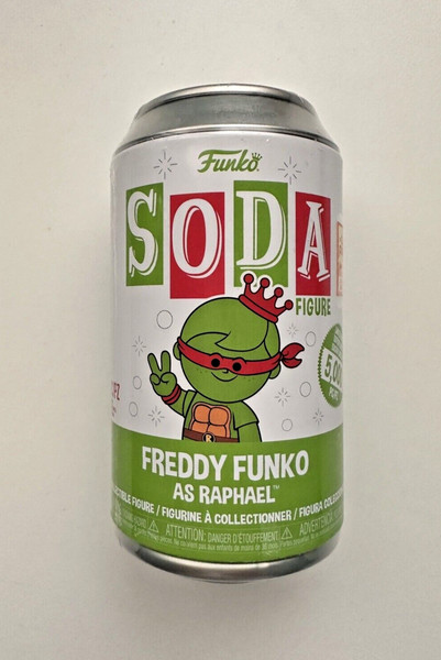 Funko soda Freddy Funko as Raphael 5000 pcs Sellada -Sealed Limited Camp Fundays