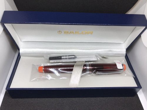 Sailor fountain pen cocktail series Negroni USED Character width F, 14 gold