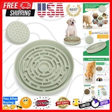 Durable Silicone Slow Feeder Bowl with Anti-Slip Base for Small/Medium Dogs