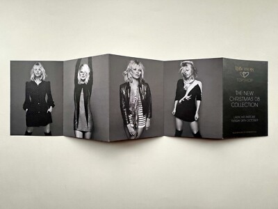 Kate Moss Topshop Christmas Collection Prospekt 2008