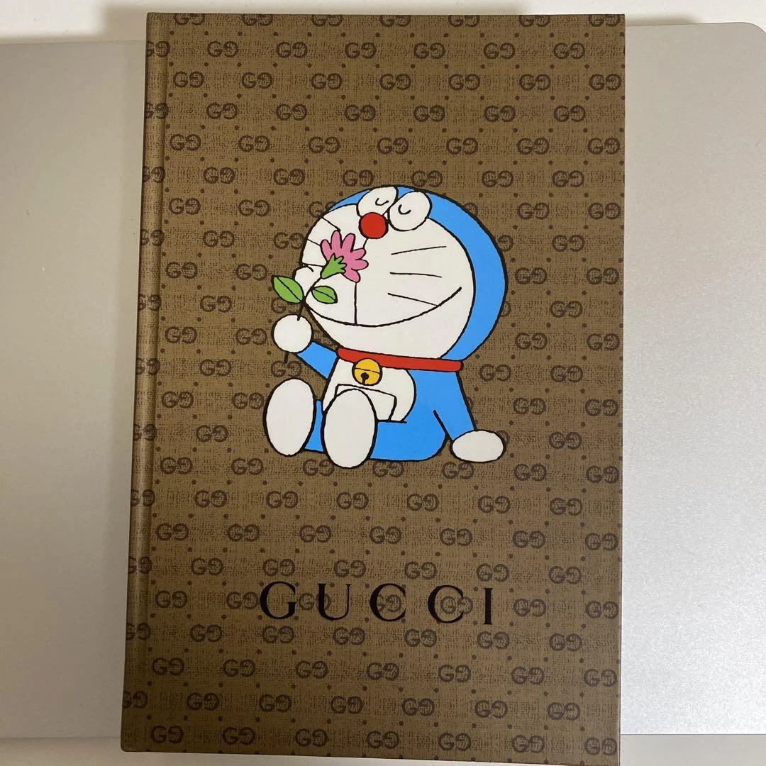 Bloc notes GUCCI pour ordinateur portable mémo collant Oggi annexe Doraemon 