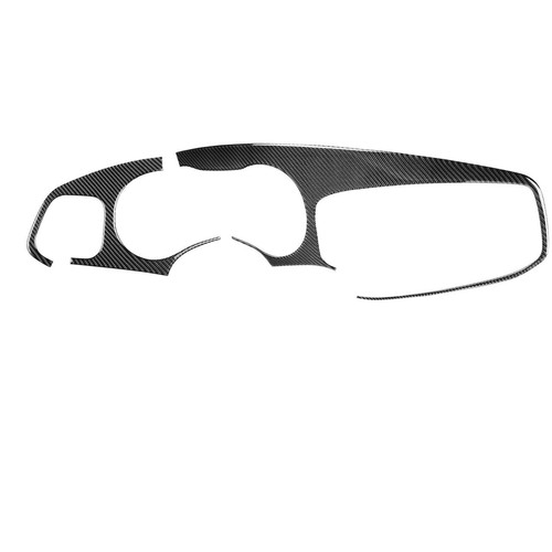 Carbon Fiber Interior Dashboard Instrument Cover Trim For Dodge Charger 2015+ - Picture 2 of 12