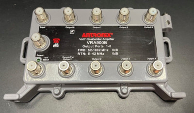 ANTRONIX VoP Residential Amplifier VRA 900B Outport Ports 1-8