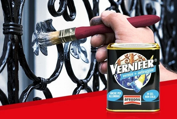 Vernifer Vernice gel Antiruggine Ferro In Gel AREXONS 750 ml Pronta per all'uso - Immagine 2 di 4