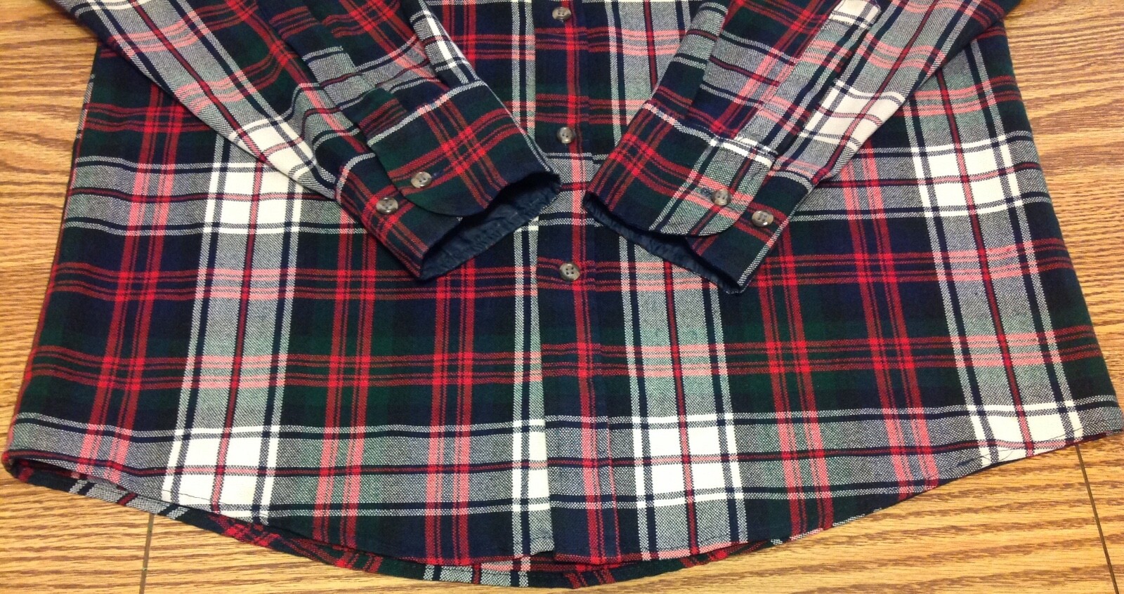 Northwest Territory VTG Flannel Shirt Blue Red Plaid … Gem