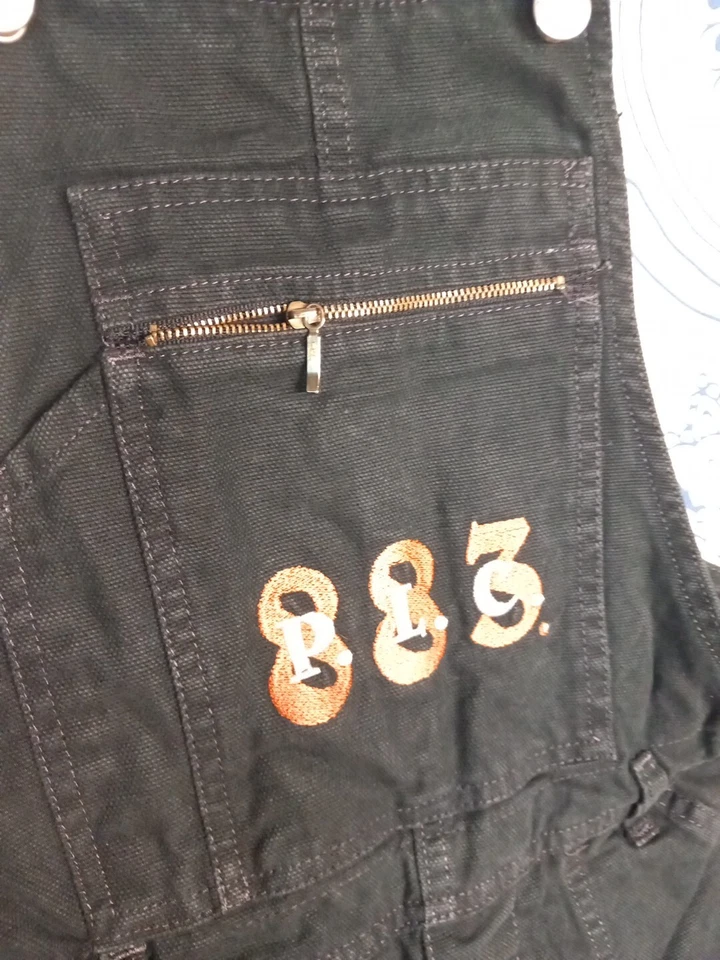 883 POLICE MOTORCYCLE PETTORINA SALOPETTE TG M MADE IN ITALY BLACK PLC RARISSIMA - Imagen 4 de 4