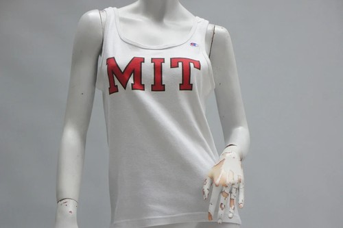 Vintage 80s MIT Tank Top By Champion Athletic Activewear Sport Sleeveless T-Shir - Picture 5 of 5