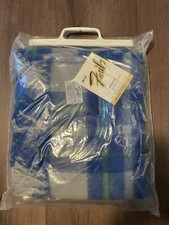Faribo Woolen Mill Plaid Throw Blanket New In Bag 45  X 50  